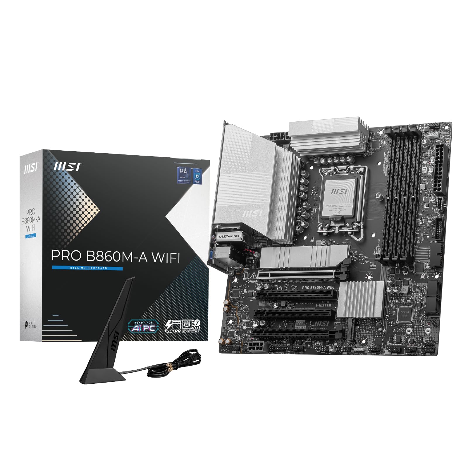 Amazon.co.jp: MSI PRO B860M-A WIFI Micro-ATXマザーボード MB6687